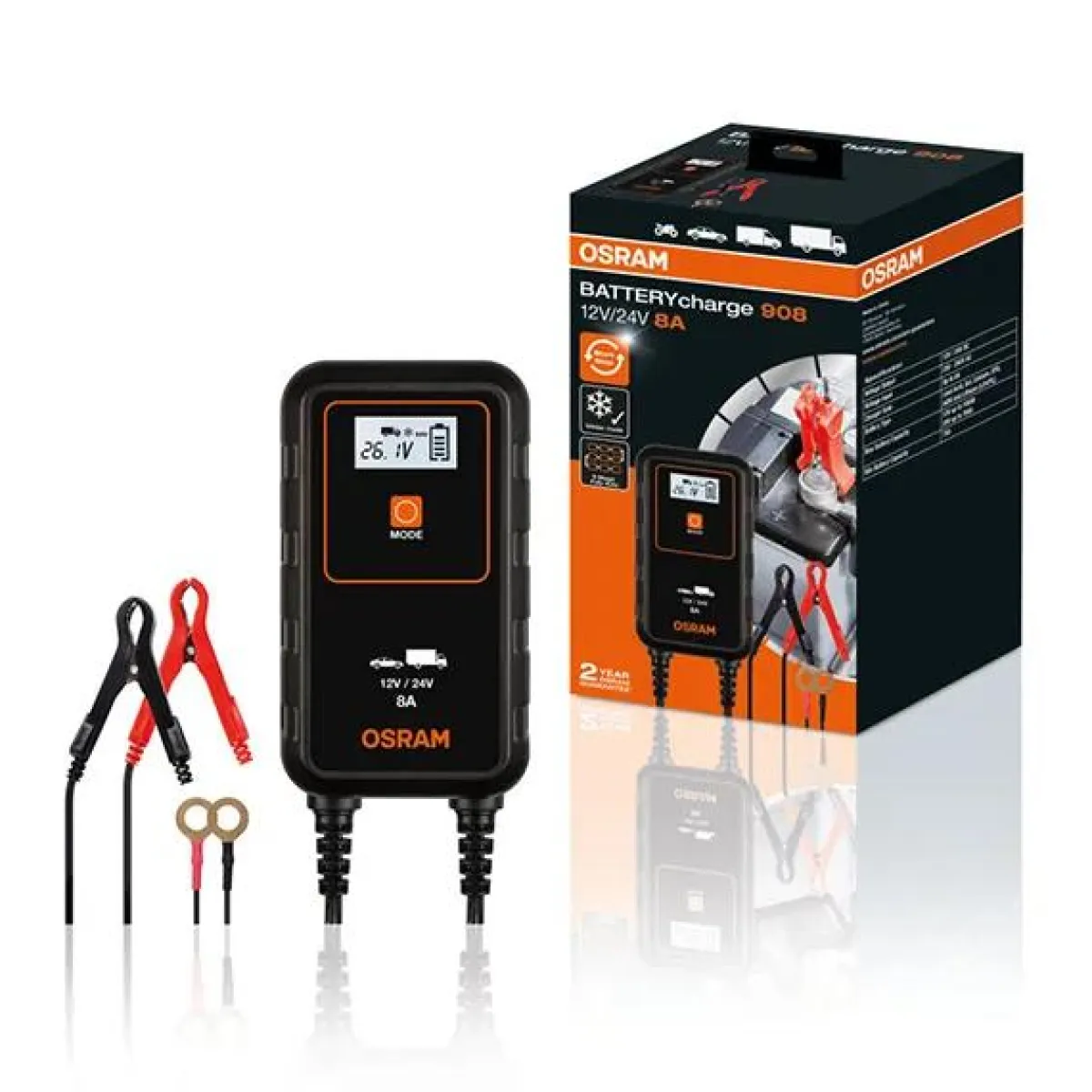 Clearance Acculader 12/24 volt 8 ampère Acculaders & Starthulpen