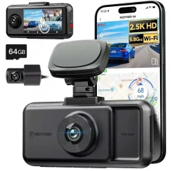 Hot A6 3CH 2K Touch Wifi GPS 64gb dashcam Dashcams