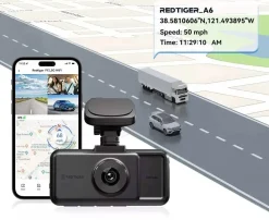 Hot A6 3CH 2K Touch Wifi GPS 64gb dashcam Dashcams