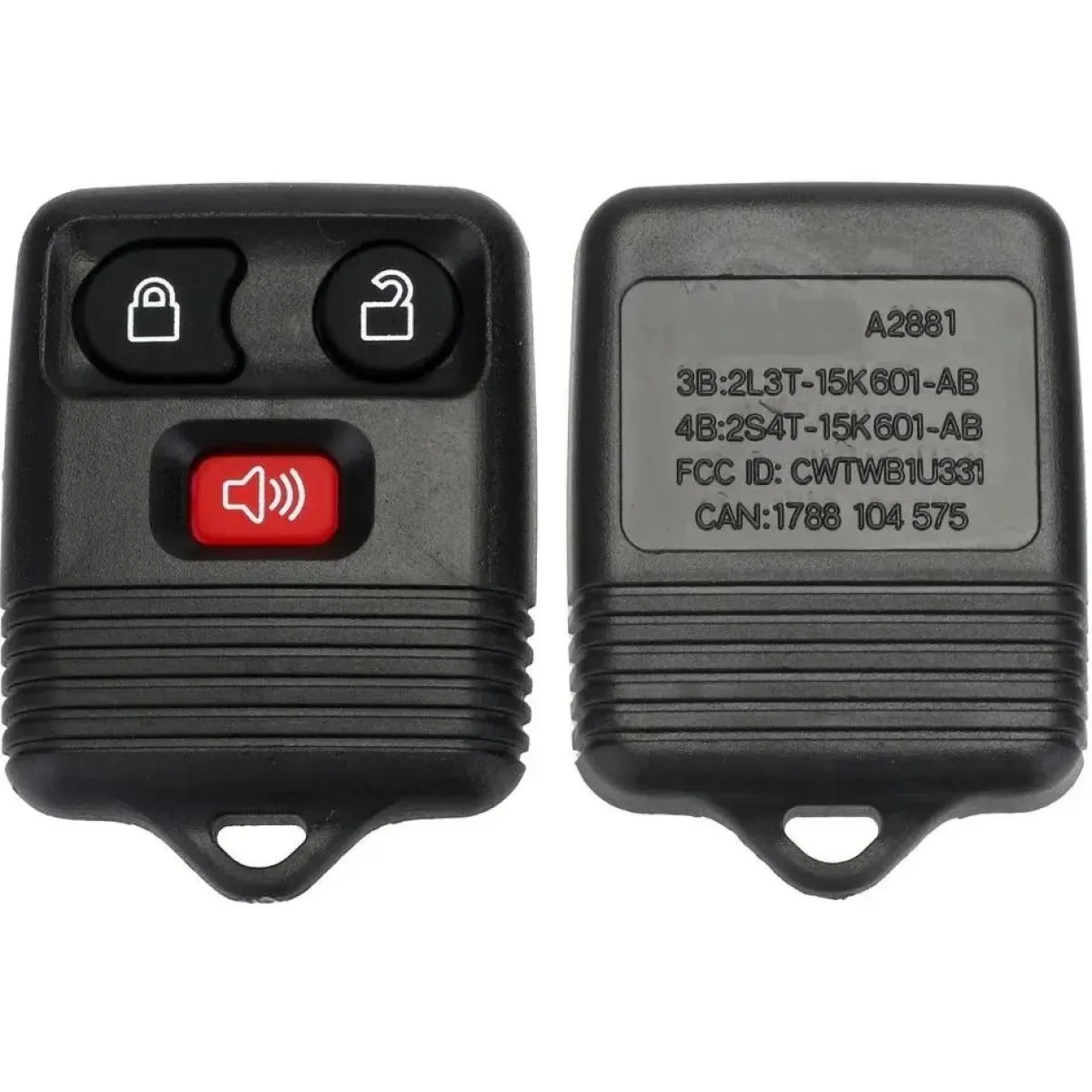 Discount Afstandsbediening 3 knops geschikt voor Ford Autosleutelhoesjes