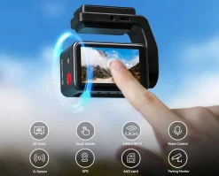 A4 4K Touch Wifi GPS 2CH 64gb dashcam Dashcams