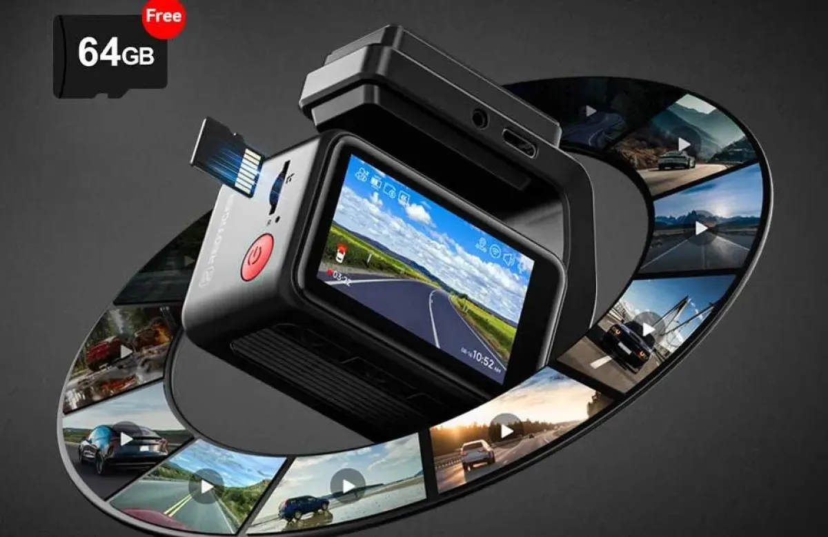 A4 4K Touch Wifi GPS 2CH 64gb dashcam Dashcams