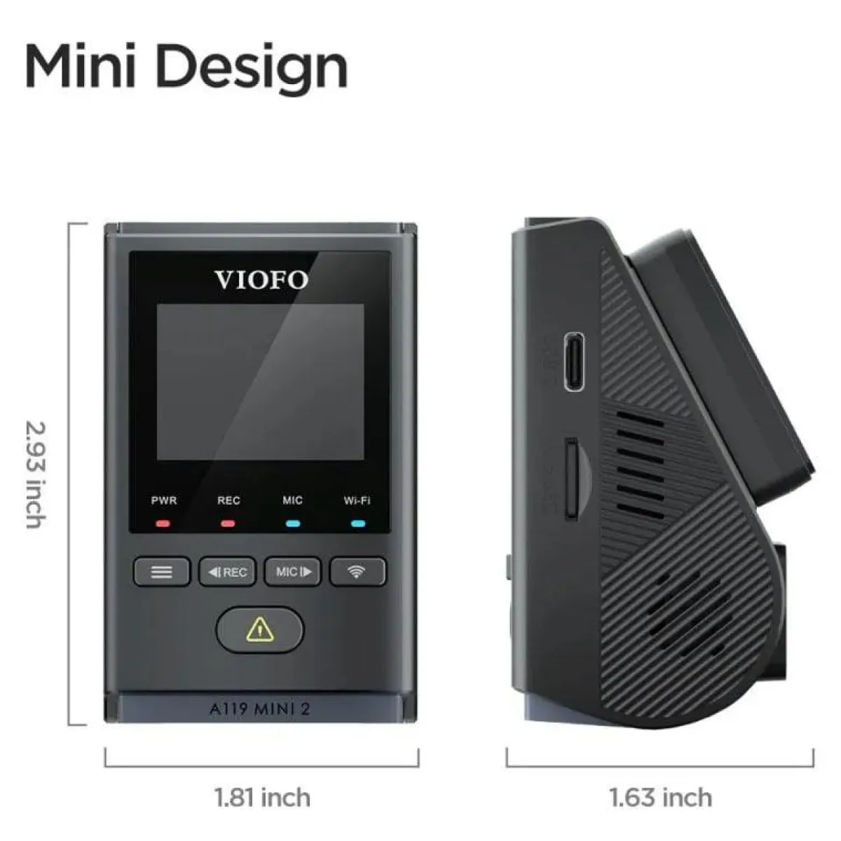 Online A119 Mini 2 QuadHD Wifi GPS dashcam Dashcams