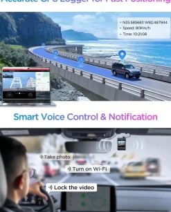 Discount A329S 1CH 4K Wifi GPS dashcam Dashcams
