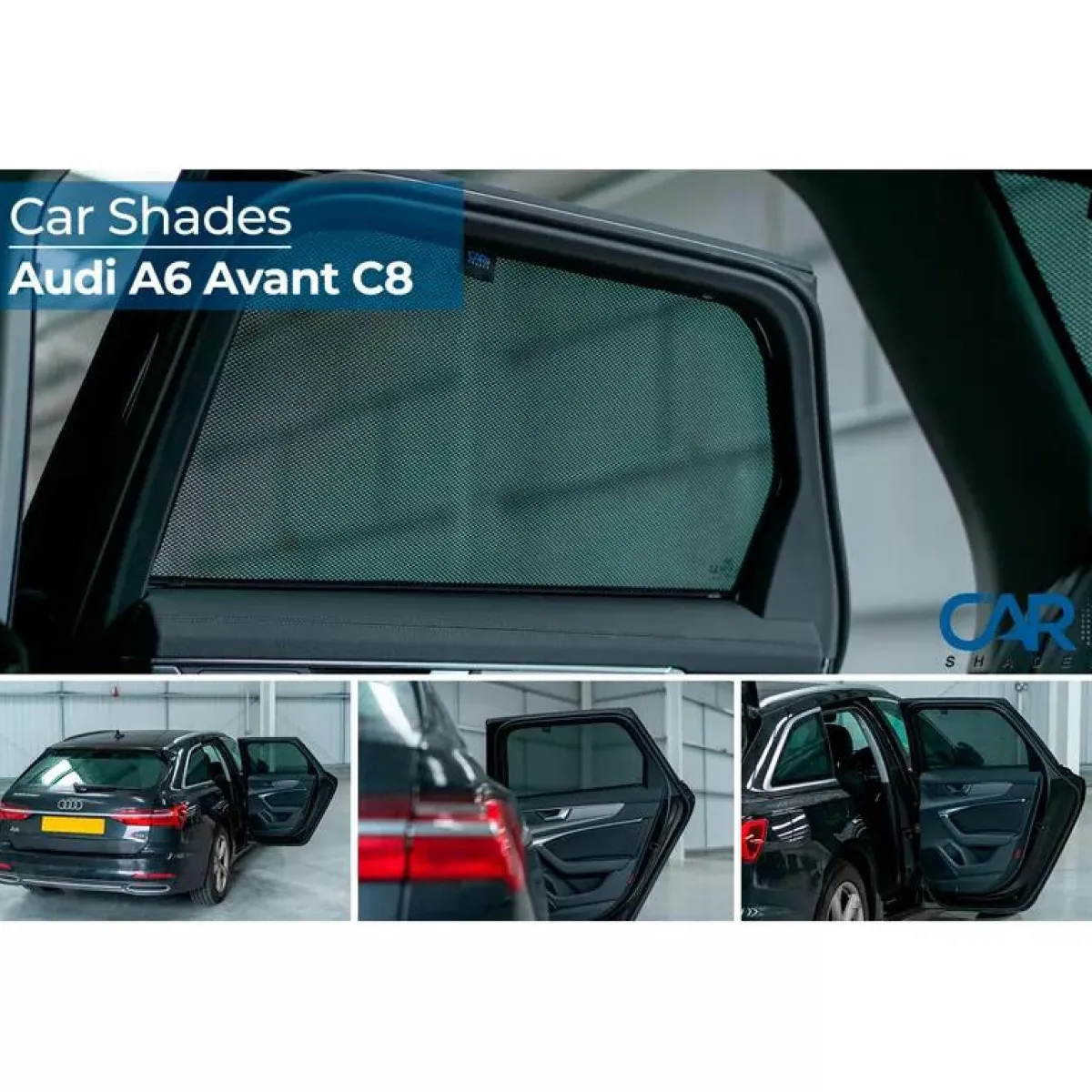 Online Audi A6 C8 Avant 2018 - Zonneschermen achterportieren Autozonneschermen