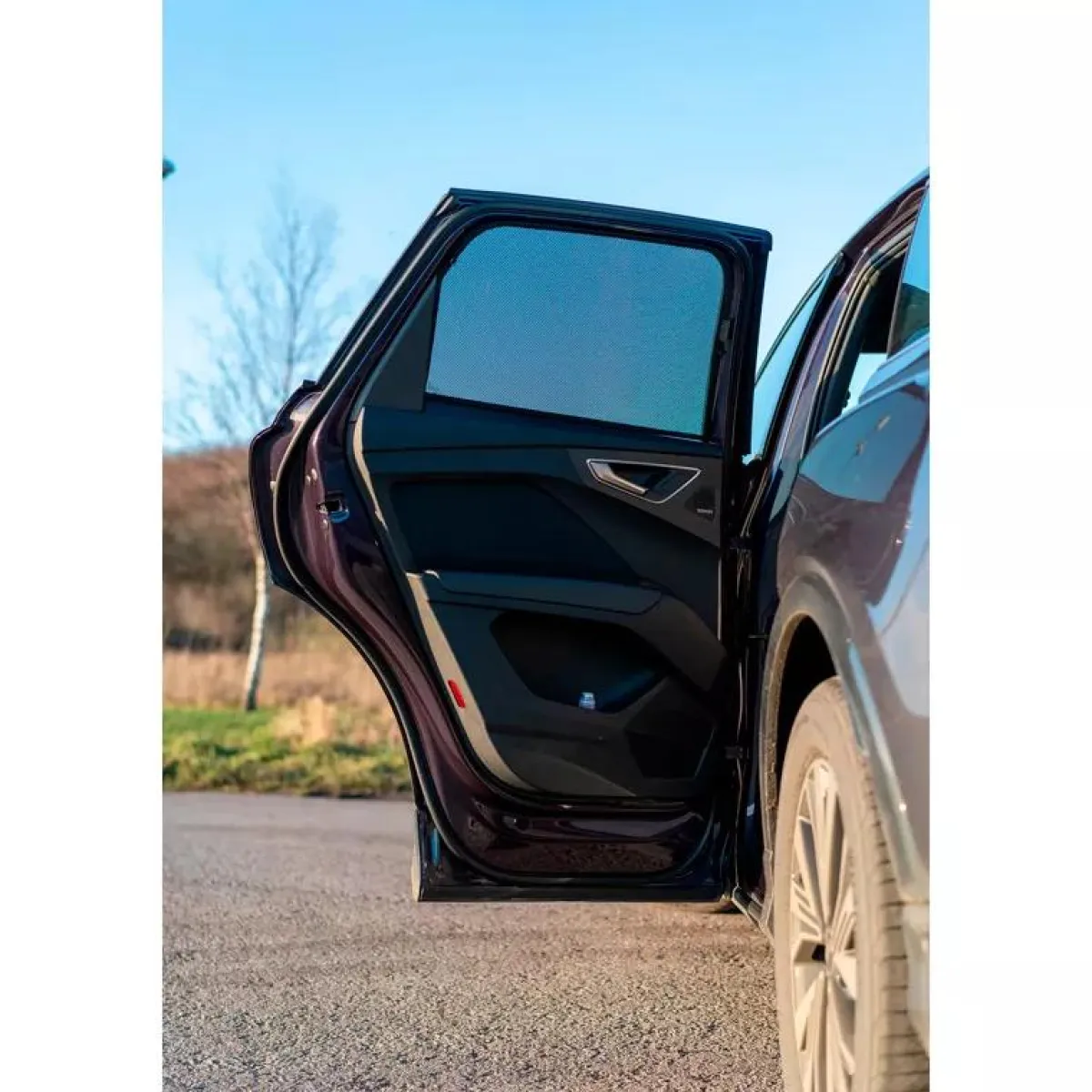 Outlet Audi Q4 (F4B) E-Tron 2021 excl. sportback - Zonneschermen achterportieren Autozonneschermen