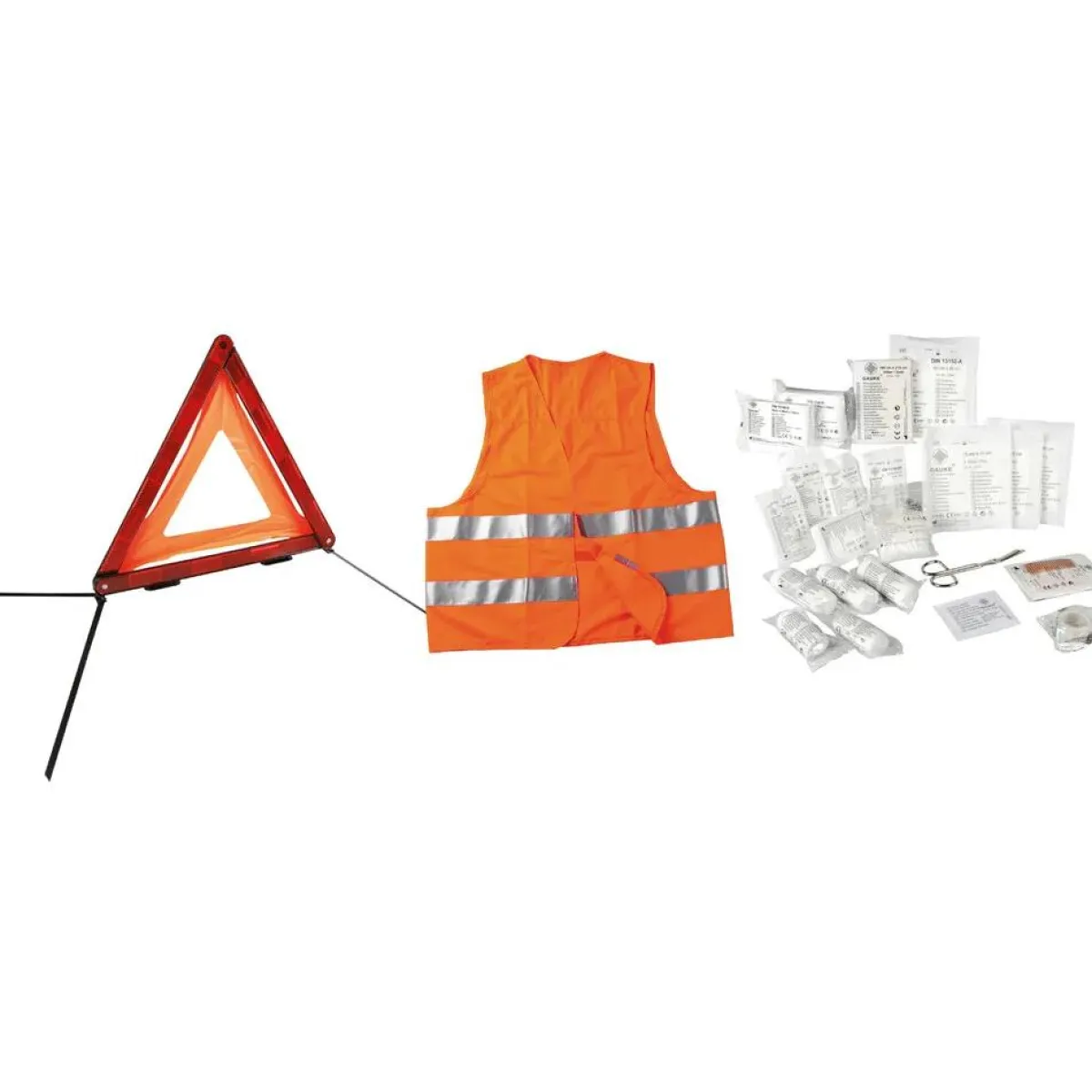 Discount Auto combi set - Veiligheid en EHBO kit Voetverzorging & Ehbo|Ehbo