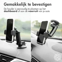 Autohouder - Dash / Raambevestiging Telefoon & Tablethouders