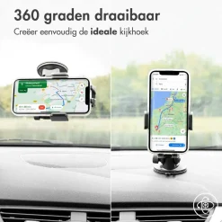 Autohouder - Dash / Raambevestiging Telefoon & Tablethouders