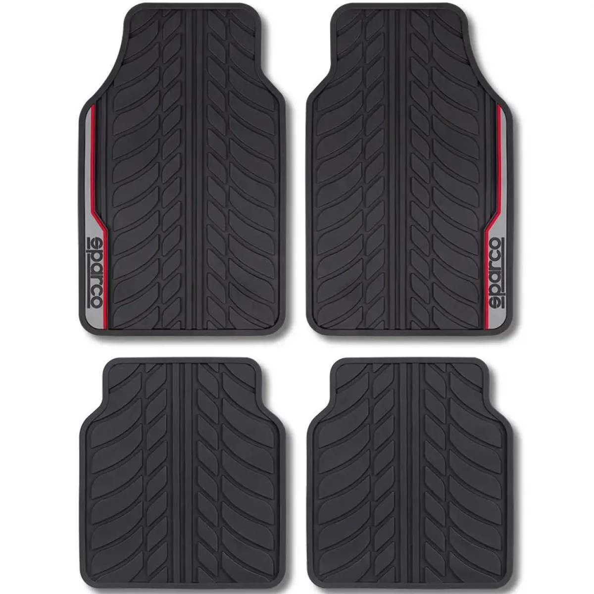 Clearance Automatten set - Rubber - Rood Automatten
