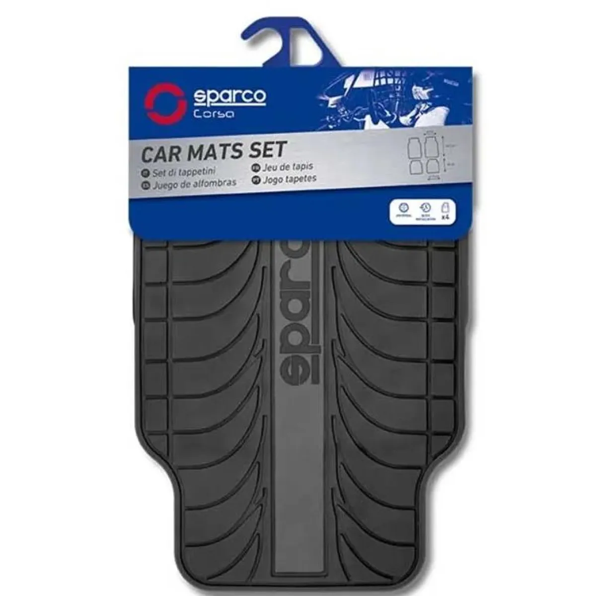 Online Automatten Set Rubber - Grijs Automatten