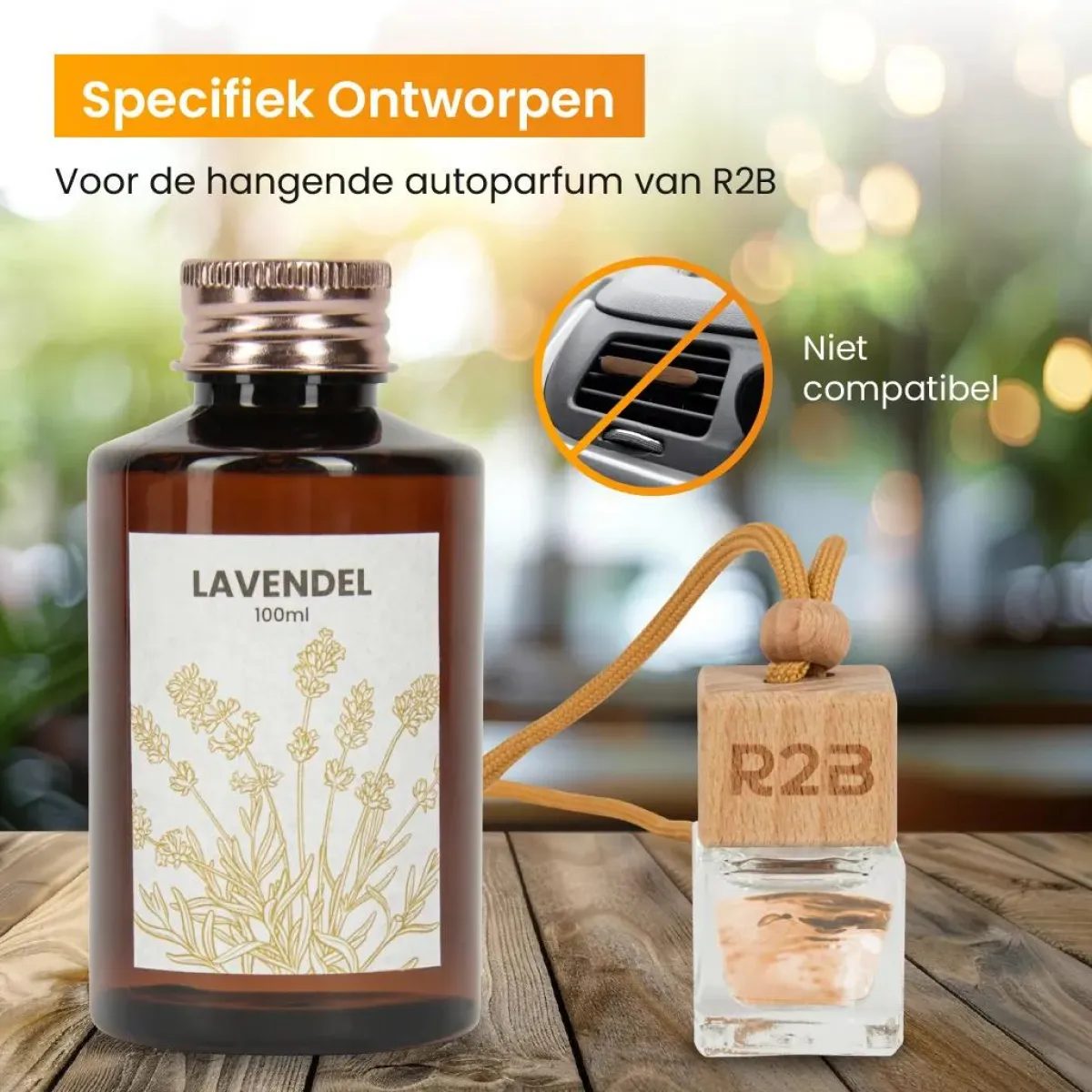 Autoparfum Navulling 'Lavendel' - 100ml Interieurverzorging