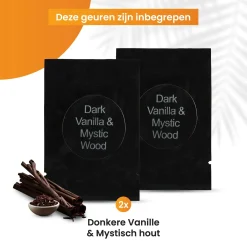 Autoparfum Navulling - Vanille & Mystiek Hout Interieurverzorging