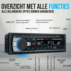 Best Autoradio met Bluetooth - 1DIN Autoradio'S