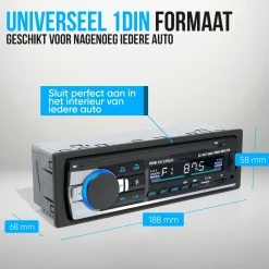 Best Autoradio met Bluetooth - 1DIN Autoradio'S