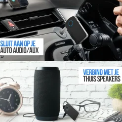 Outlet Bluetooth Receiver - 3.5MM AUX Carkits