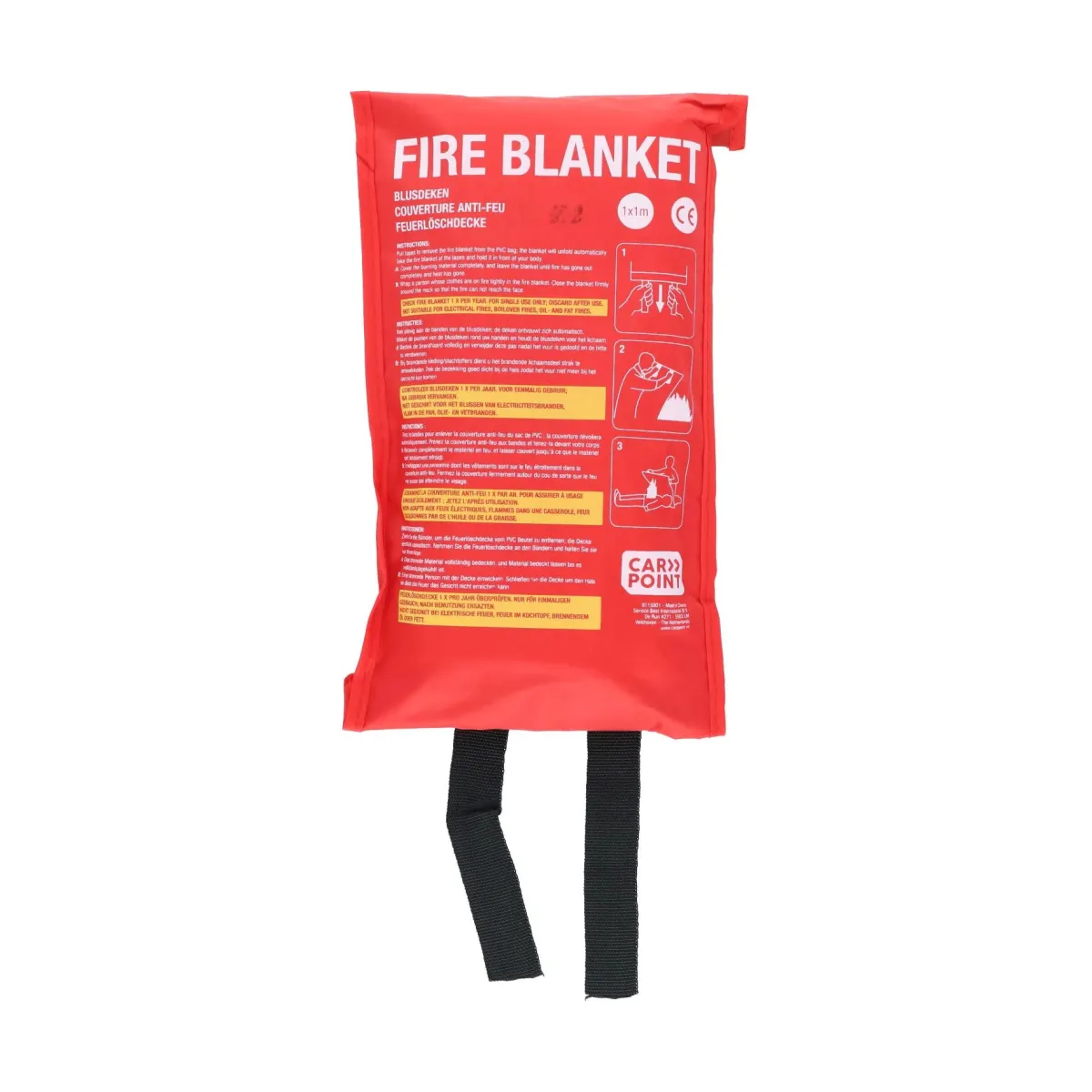 Outlet Blusdeken 1x1 Meter voor Kleine Brandjes Blusdekens|Blusdekens