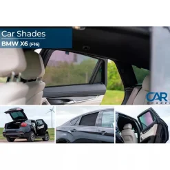 Clearance BMW X6 F16 5 deurs 2014-2019 - Zonneschermen Autozonneschermen