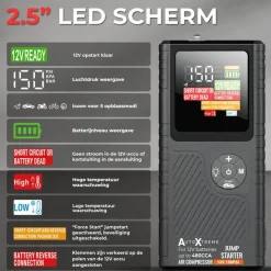 Clearance Boost Air Micro - Compressor Jumpstarter - 480CCA Acculaders & Starthulpen