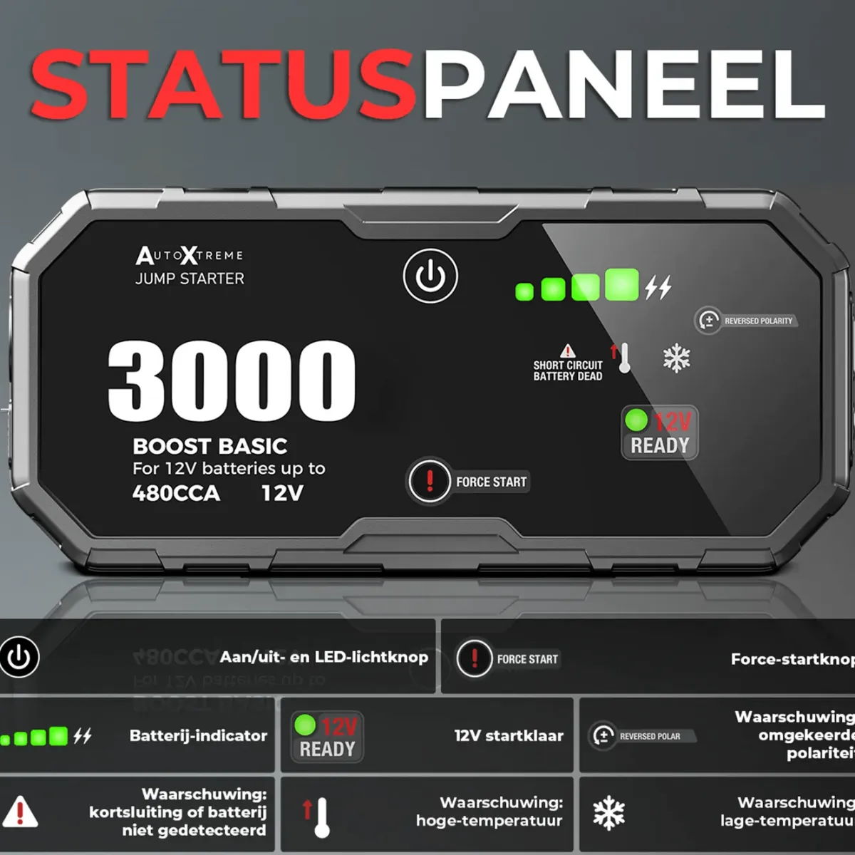 Discount Boost Basic - Jumpstarter & Starthulp - 480CCA Acculaders & Starthulpen