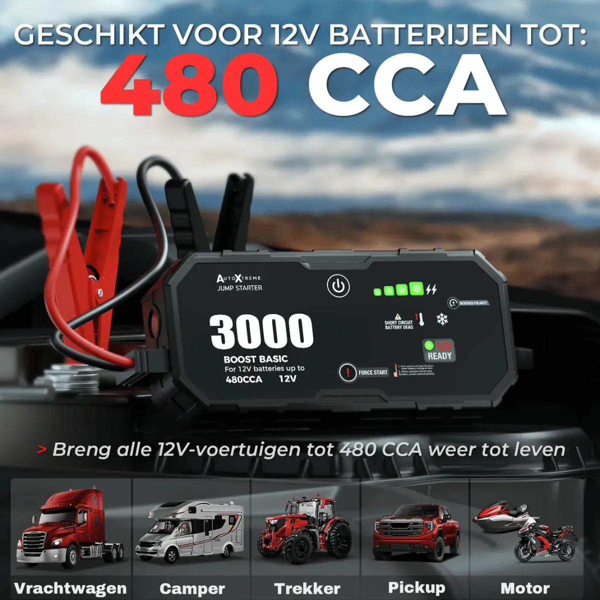 Discount Boost Basic - Jumpstarter & Starthulp - 480CCA Acculaders & Starthulpen