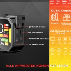 Hot Boost Max - Jumpstarter & Starthulp - 1440CCA Acculaders & Starthulpen