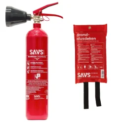 Discount Brandblus box CO2 blusser 2 kg en Blusdeken Griekenland|Turkije