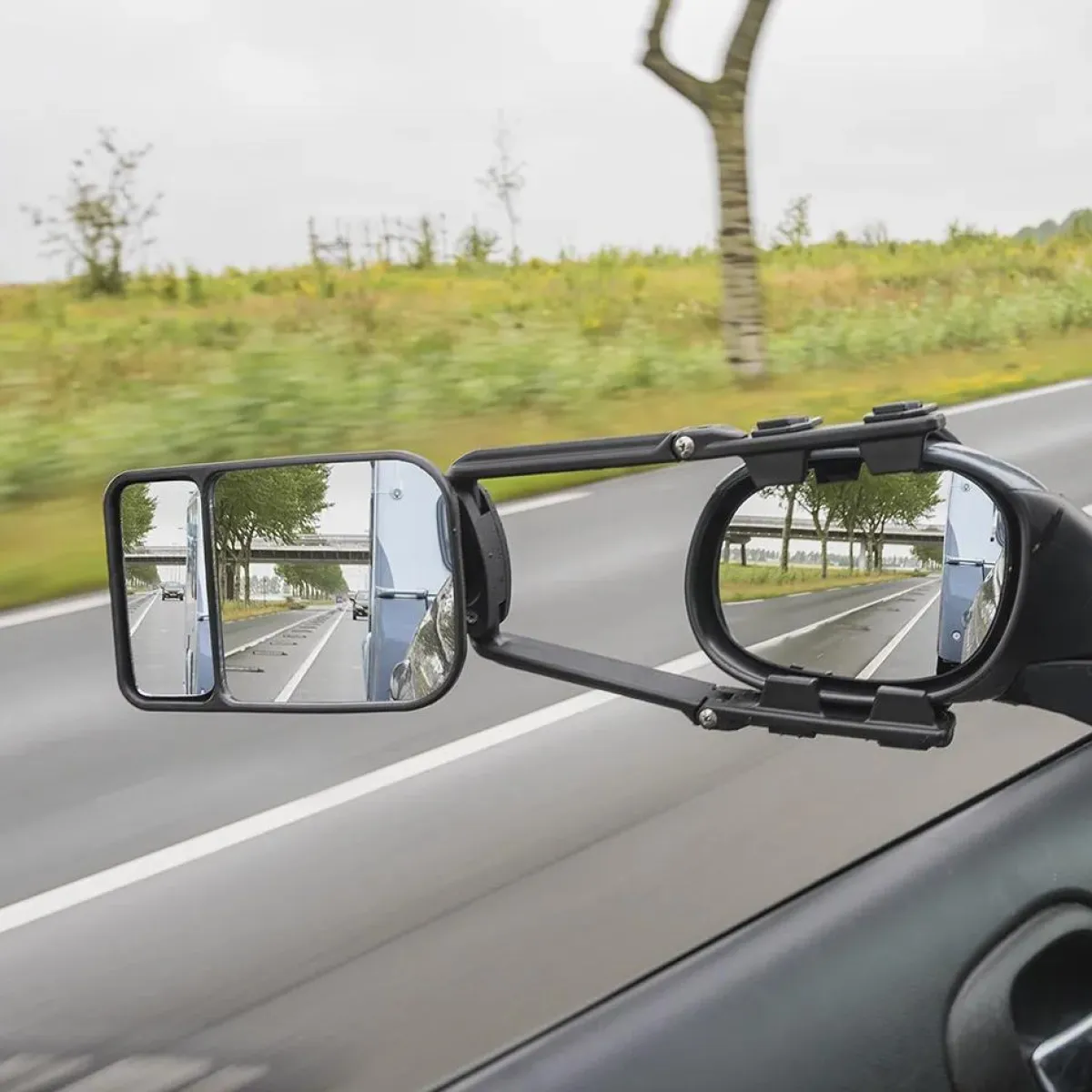 Hot Caravanspiegel Duo - Zwart Caravanspiegels|Autospiegels