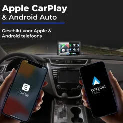 Best CarPlay/Android Auto scherm 7 inch Opzetschermen