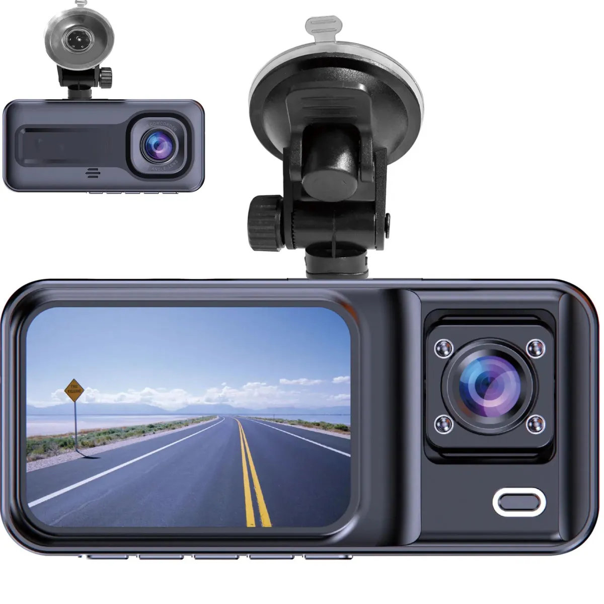 New CCT2500 Dashcam - FullHD - Dual - 120° Groothoek Dashcams