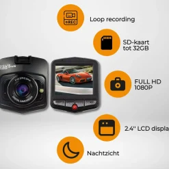 Sale CCT1230 Dashcam - FullHD - Loop Opname Dashcams