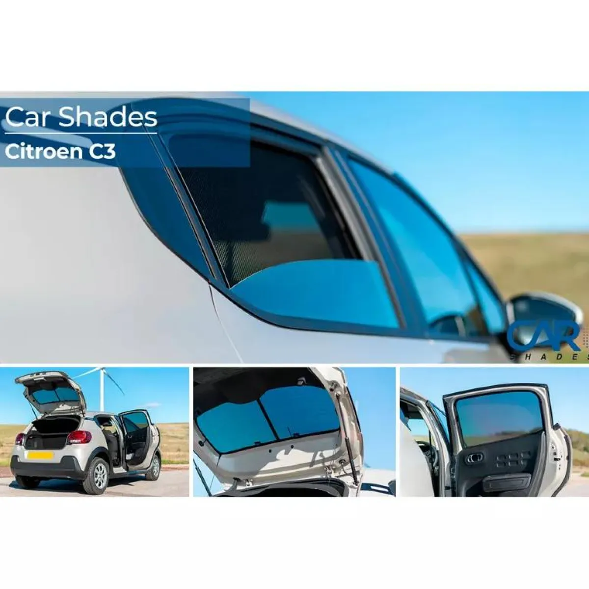 Hot Citroen C3 5 deurs 2016 - Zonneschermen Autozonneschermen