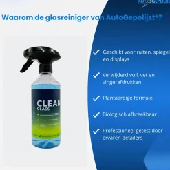 Clean Glass - Glasreiniger - 500 ml Auto Wassen