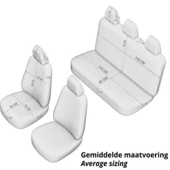 Discount Comfortline VIP - Stoelhoezenset Stoel- En Stuurhoezen