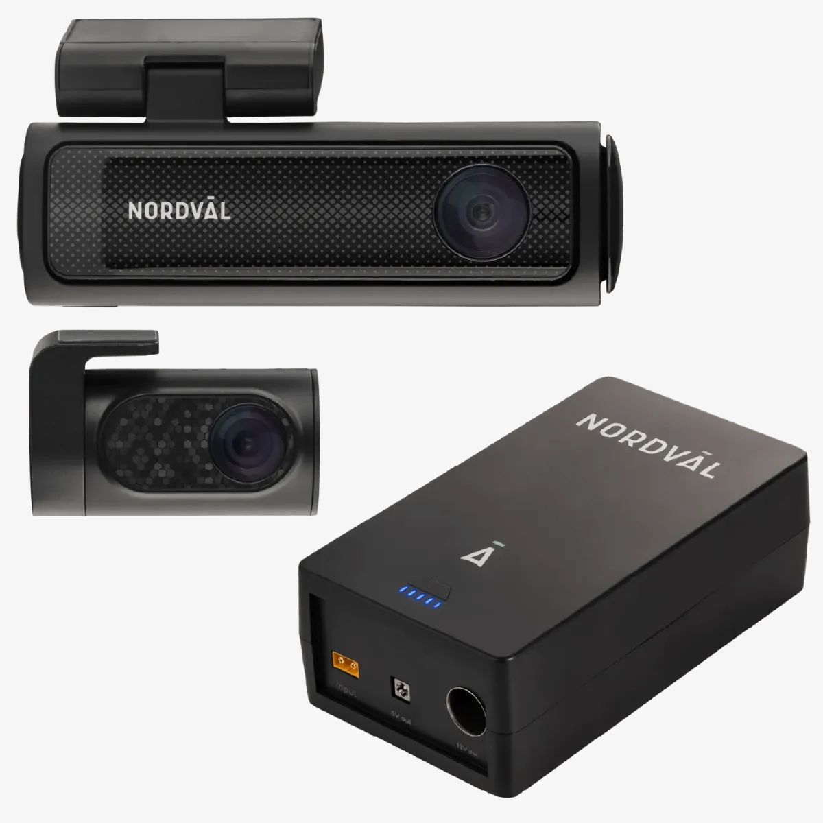 DC202-2CH 256GB + BP125 combi set Dashcams