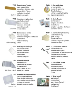 Outlet 23-delige EHBO-set Globe Basic Voetverzorging & Ehbo|Ehbo