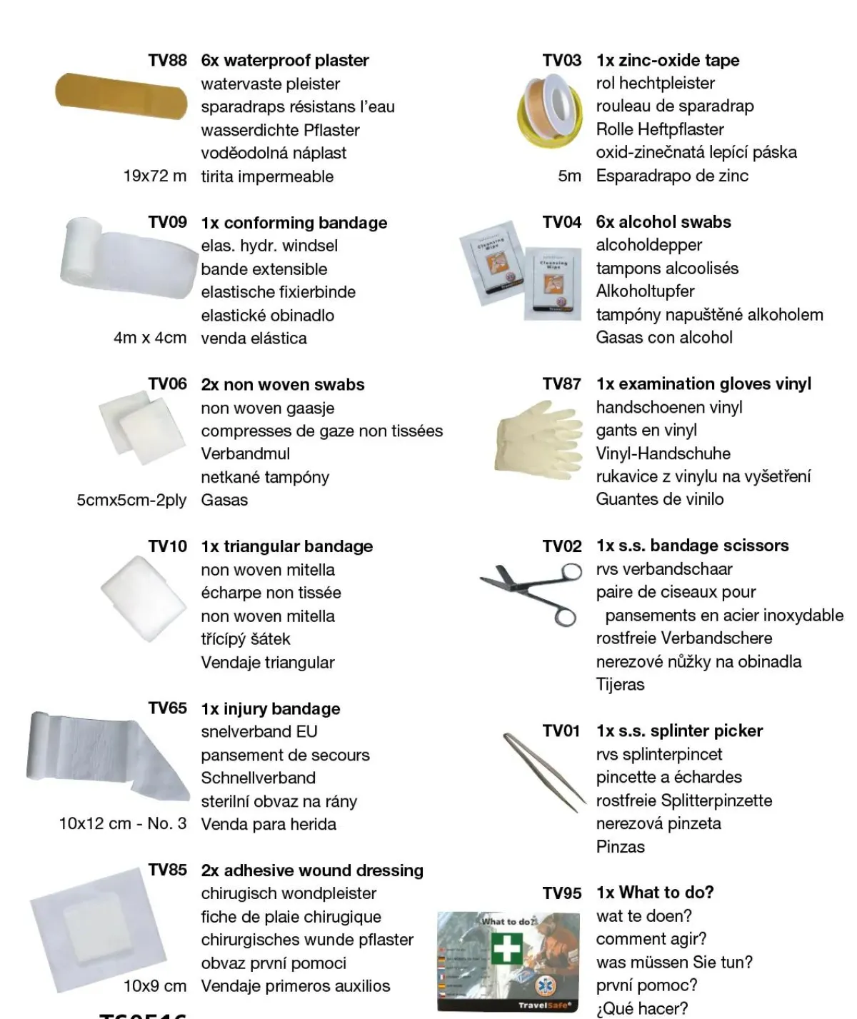Outlet 23-delige EHBO-set Globe Basic Voetverzorging & Ehbo|Ehbo