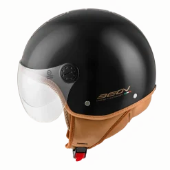 Hot Design Luxe Scooterhelm met vizier Motorhelmen
