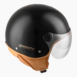 Hot Design Luxe Scooterhelm met vizier Motorhelmen