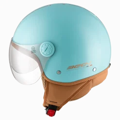 Hot Design Luxe Scooterhelm met vizier Motorhelmen