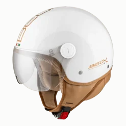 Sale Design Luxe Scooterhelm met vizier Motorhelmen