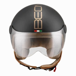 Discount Design Luxe Scooterhelm met vizier Motorhelmen