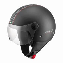 Hot Design Scooterhelm met vizier Motorhelmen