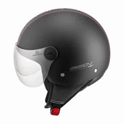 Hot Design Scooterhelm met vizier Motorhelmen