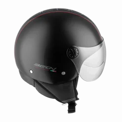 Discount Design Scooterhelm met vizier Motorhelmen