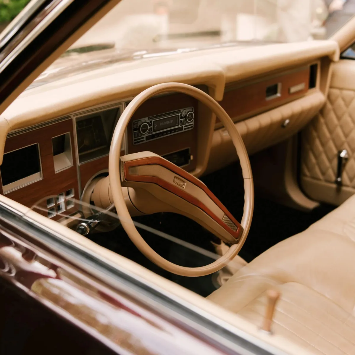 Hot 1-DIN Retro Autoradio Bluetooth USB-C AUX Autoradio'S