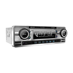 Hot 1-DIN Retro Autoradio Bluetooth USB-C AUX Autoradio'S
