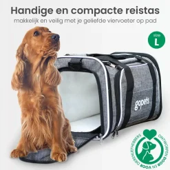 New Draagtas Hond en Kat - 40x25x25cm - L Autobenches & Accessoires