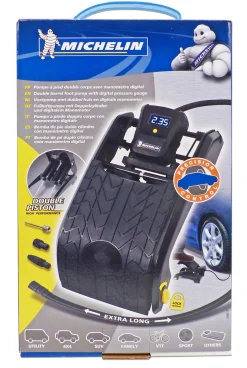 Clearance Dubbele Voetpomp - Inclusief digitale manometer Autogereedschap