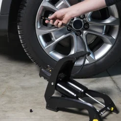 Clearance Dubbele Voetpomp - Inclusief digitale manometer Autogereedschap